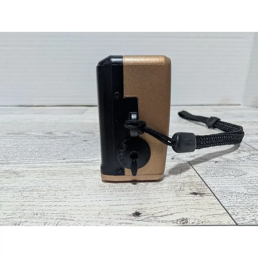 Vintage 90s Canon ELPH LT APS 23 mm Lens Point & Shoot Film Camera - Gold